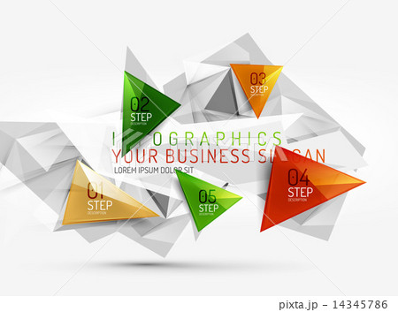 Vector fresh business abstract infographic 14345786