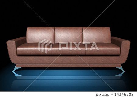 Sofa on dark background 14346508