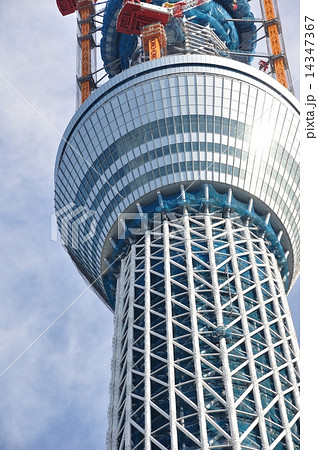 工事中の東京スカイツリー 14347367