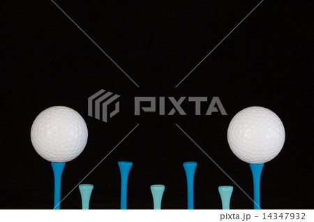 Golf balls and wooden tees 14347932