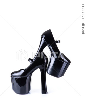 Black fetish high heel shoes Black fetish high heel shoes 14348614