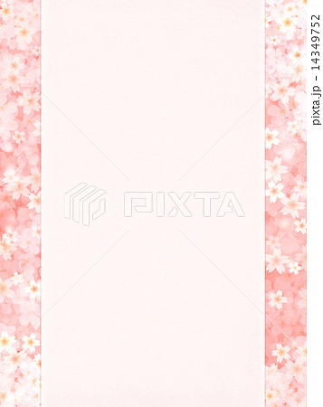 和の背景-桜 14349752