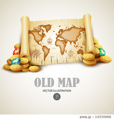 Old map. Vector illustration Old map. Vector illustration 14350066