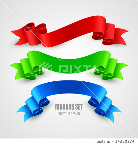 Set of vector ribbons Set of vector ribbons 14350274