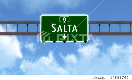 Salta Argentina Highway Road Sign 14351745