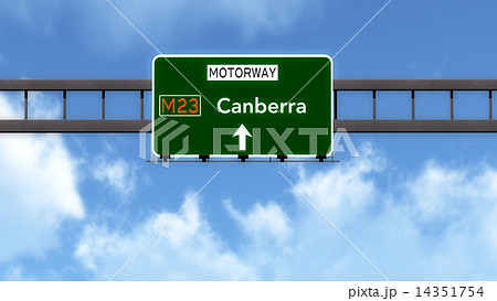 Canberra Australia Highway Road Sign 14351754