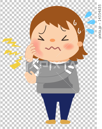 Female toothache Female toothache 14354835