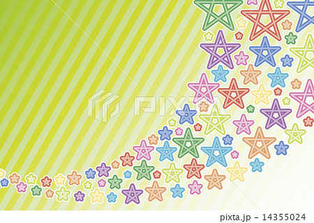背景素材壁紙 星 スター 星屑 銀河 天の川 天の河 虹 虹色 レインボー カラフル パステル のイラスト素材