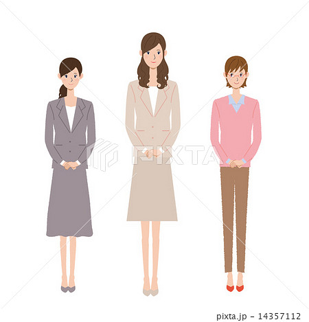 働く人々　ビジネスウーマン 14357112