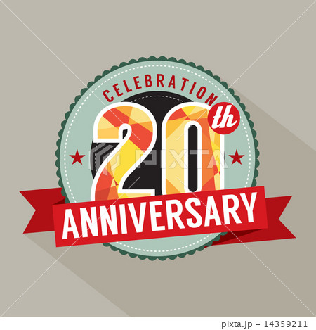 20th Years Anniversary Celebration Design 14359211