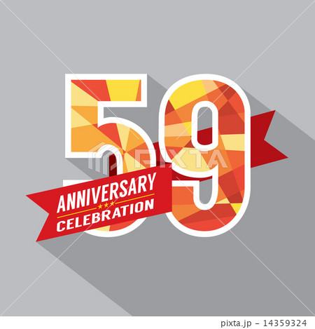59th Years Anniversary Celebration Design 14359324
