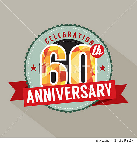 60th Years Anniversary Celebration Design 14359327