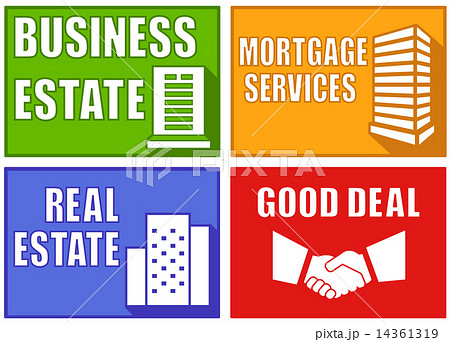 set colorful real estate emblems set colorful real estate emblems 14361319