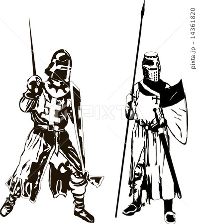 Two knights Medieval Vector Two knights Medieval Vector 14361820