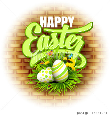 Easter greeting. Vector illustration Easter greeting. Vector illustration 14361921
