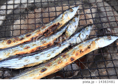 秋刀魚の丸干し七厘焼き 秋刀魚の丸干し七厘焼き 14363481