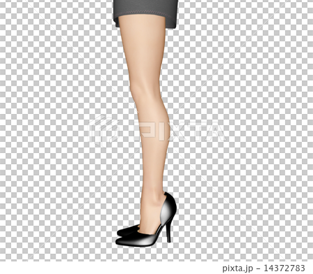 一個女人美麗苗條的雙腿 14372783