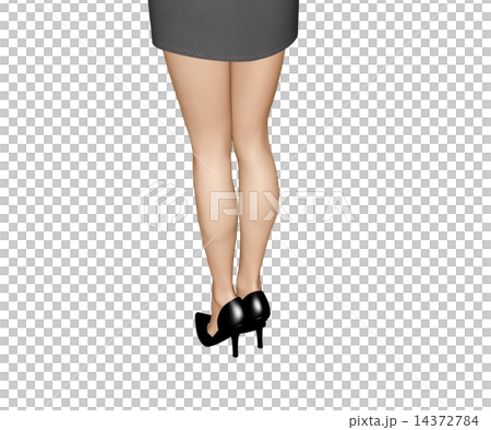 一個女人美麗苗條的雙腿 一個女人美麗苗條的雙腿 14372784