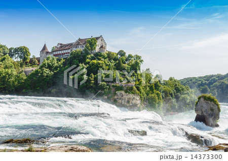 Rheinfall, Waterfall of the river Rhein at Neuhausen, Schaffhaus 14373300