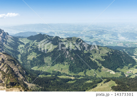 Lucerne view from mountain Pilatus, Switzerland 14373301