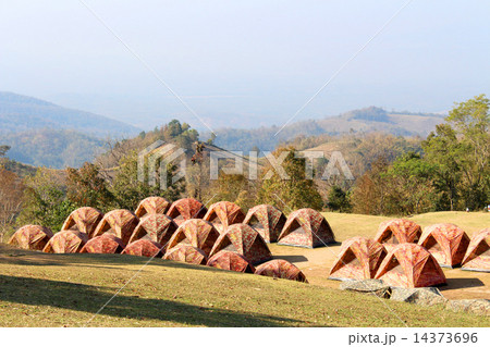 Camping tent at View at doi samer dao at Sri Nan national park, 14373696