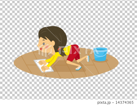 掃除　小学生 14374365