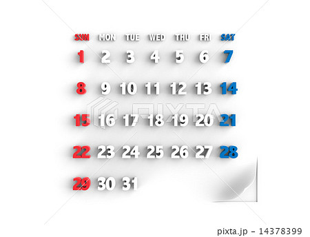 カレンダー 14378399