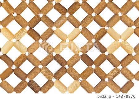 Plate mat, texture plastic wicker on white Plate mat, texture plastic wicker on white 14378870