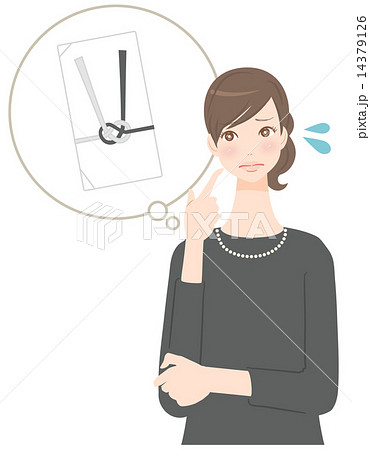 喪服の女性 喪服の女性 14379126