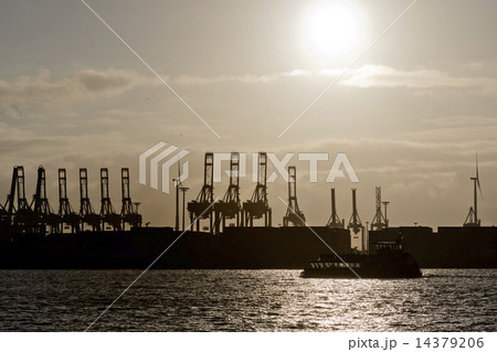 hamburg port cranes hamburg port cranes 14379206