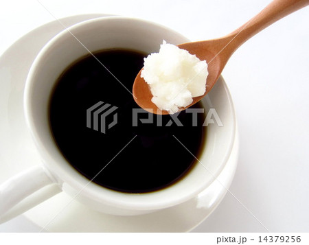 珈琲にココナッツオイル 14379256