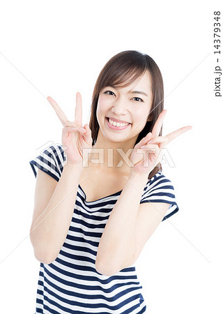喜ぶ女性 喜ぶ女性 14379348