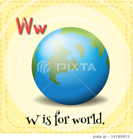 A letter W for world A letter W for world 14380953