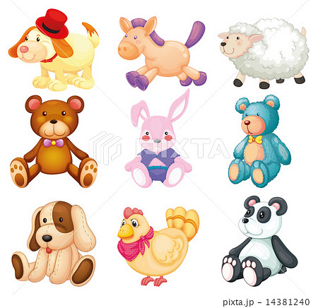 Stuffed Animalsのイラスト素材 14381240 Pixta
