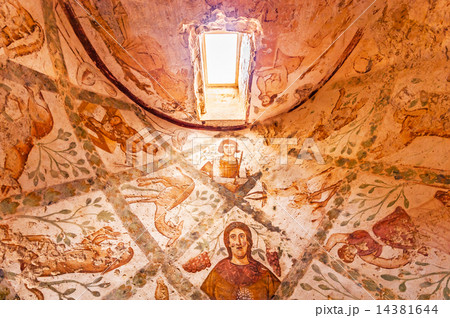 世界遺産アムラ城の壁画(ヨルダン) 世界遺産アムラ城の壁画(ヨルダン) 14381644