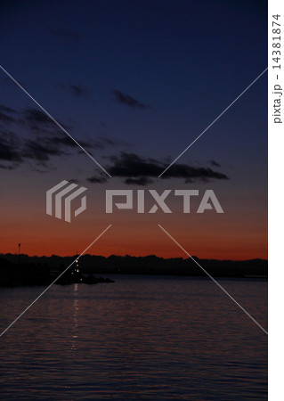 釧路の夕焼け 14381874