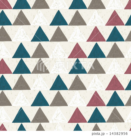 seamless hand drawn geometric pattern 14382956