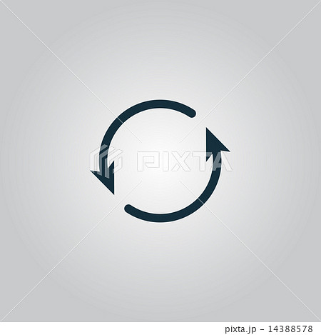 Arrow circle icon - cycle, loop, roundabout  Arrow circle icon - cycle, loop, roundabout  14388578