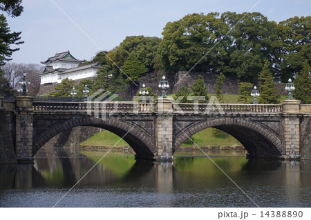 皇居 二重橋(正門石橋) 皇居 二重橋(正門石橋) 14388890