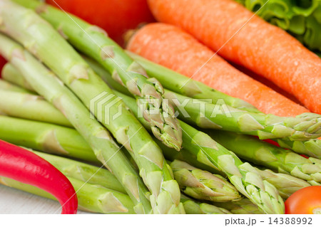 fresh vegetables on the old table fresh vegetables on the old table 14388992