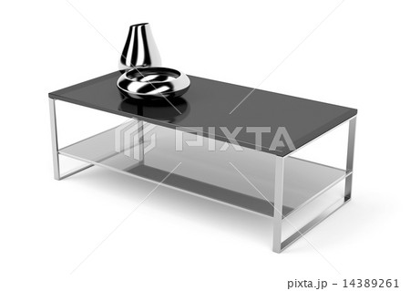 Black glass coffee table 14389261