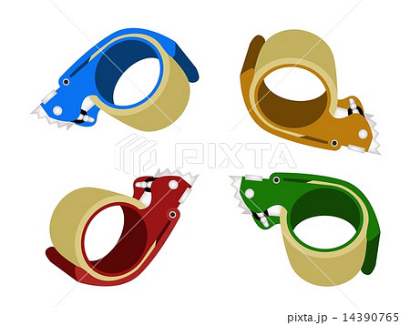 Four Colors of Adhesive Tape Dispenser 14390765
