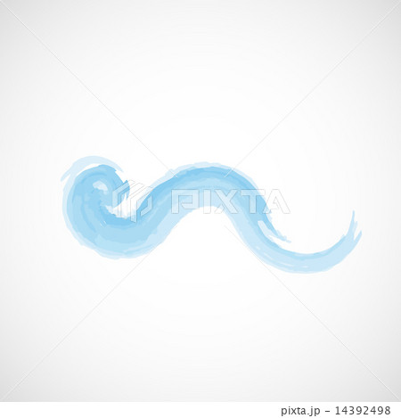 Vector illustration of abstract blue wave water splash 14392498