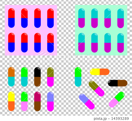 Colorful capsules Colorful capsules 14393289