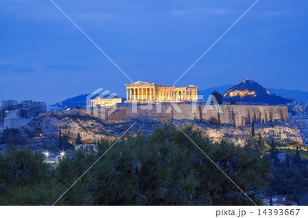 Acropolis with Parthenon temple in Athens, Greece 14393667