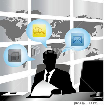 オフィス 男性 14394368