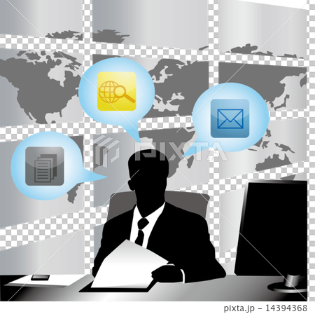 オフィス 男性 14394368