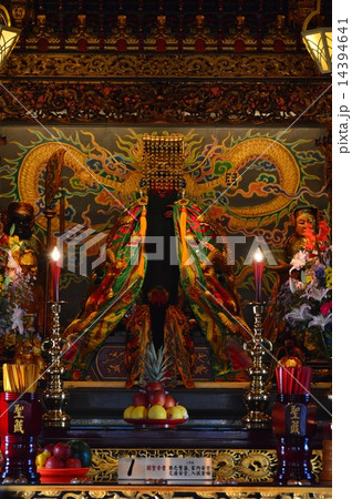 関羽の像（関帝廟／神奈川県横浜市中区山下町140番地） 14394641