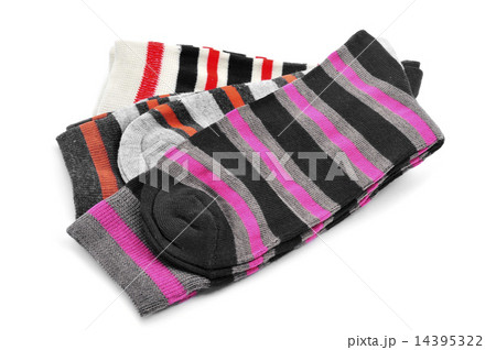 striped socks with different colors 14395322