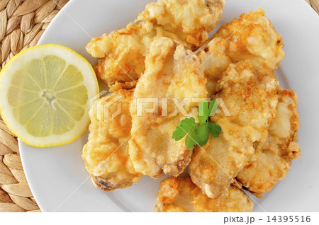 spanish rape rebozado, battered and fried angler 14395516